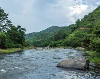 Bhavani River near Treetop Resort Attappadi